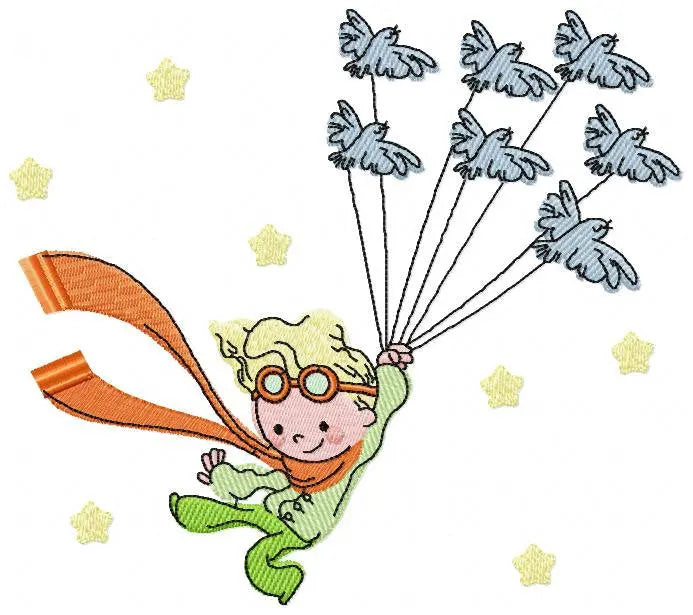 Little Prince embroidery designs - King embroidery design machine embroidery pattern - instant download - baby boy embroidery file fairytale Marcia Embroidery