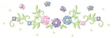 Cargar imagen en el visor de la galería, Flower Frame embroidery designs - Flower embroidery design machine embroidery pattern - Butterfly embroidery file - baby girl embroidery pes
