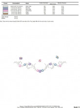 Carica l&#39;immagine nel visualizzatore di Gallery, Flower Frame embroidery designs - Delicate Flower embroidery design machine embroidery pattern - Wreath embroidery file - girl embroidery
