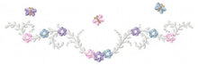 Carica l&#39;immagine nel visualizzatore di Gallery, Flower Frame embroidery designs - Delicate Flower embroidery design machine embroidery pattern - Wreath embroidery file - girl embroidery
