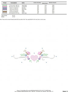 Flower Frame embroidery designs - Heart embroidery design machine embroidery pattern - Butterfly embroidery file - baby girl embroidery pes