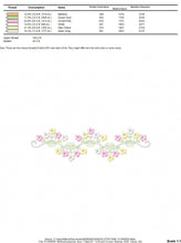 Carica l&#39;immagine nel visualizzatore di Gallery, Flower Frame embroidery designs - Flower embroidery design machine embroidery pattern - Wreath embroidery file - baby girl embroidery pes
