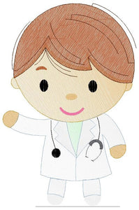 Doctor embroidery designs - Nurse embroidery design machine embroidery pattern - instant download - Medical Doctor embroidery file Health