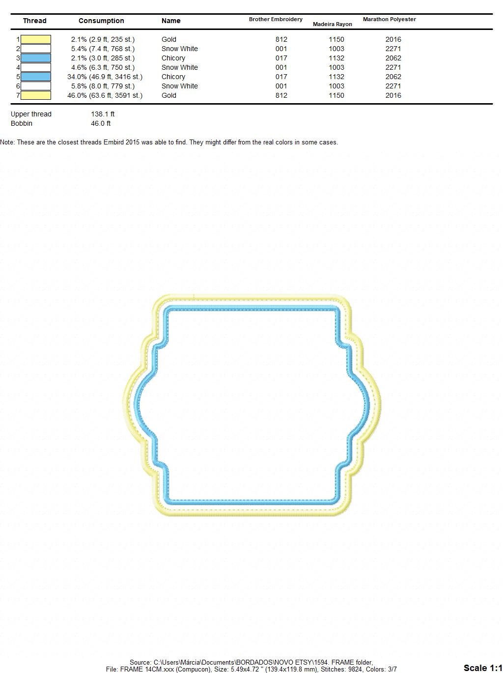 Frame applique embroidery designs set - Shape Embroidery Machine embroidery pattern - Monogram frame - instant digital download pes jef dst