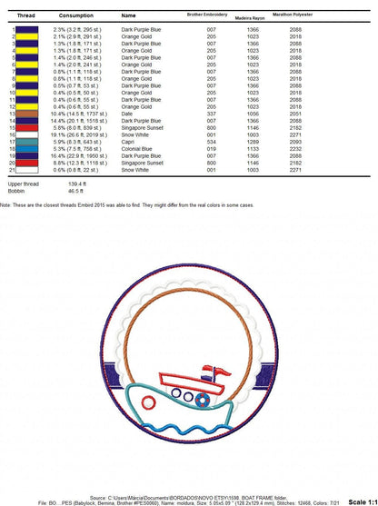 Boat embroidery designs - Sailboat embroidery design machine embroidery pattern - Nautical embroidery file - sail boat applique design