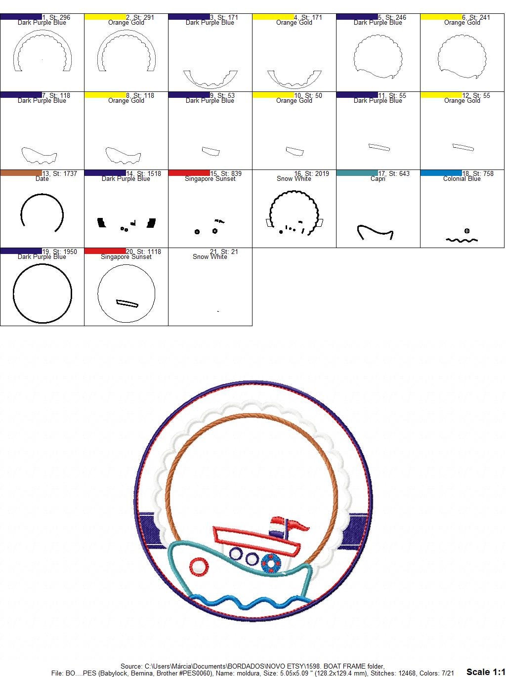 Boat embroidery designs - Sailboat embroidery design machine embroidery pattern - Nautical embroidery file - sail boat applique design