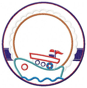 Boat embroidery designs - Sailboat embroidery design machine embroidery pattern - Nautical embroidery file - sail boat applique design