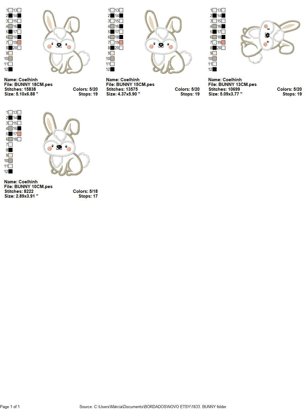 Bunny embroidery design - Rabbit embroidery designs machine embroidery pattern - Baby boy embroidery file - rabbit applique design download Marcia Embroidery