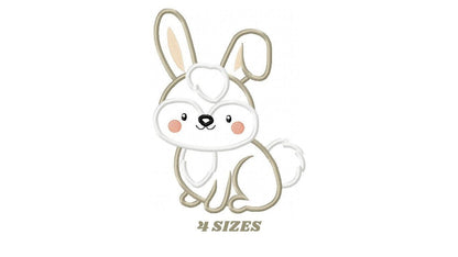Bunny embroidery design - Rabbit embroidery designs machine embroidery pattern - Baby boy embroidery file - rabbit applique design download Marcia Embroidery