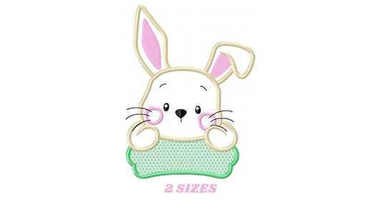 Bunny embroidery design - Rabbit embroidery designs machine embroidery pattern - baby boy embroidery file - kid embroidery rabbit pes jef - Marcia Embroidery
