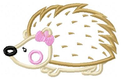Hedgehog embroidery designs - Woodland Animal embroidery design machine embroidery pattern - Porcupine embroidery file  instant download