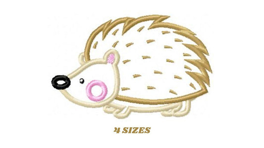 Hedgehog embroidery designs - Woodland Animal embroidery design machine embroidery pattern - Porcupine embroidery file  instant download