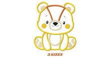 Carica l&#39;immagine nel visualizzatore di Gallery, Bear embroidery designs - Teddy embroidery design machine embroidery pattern - Baby Boy embroidery file - instant download bear applique
