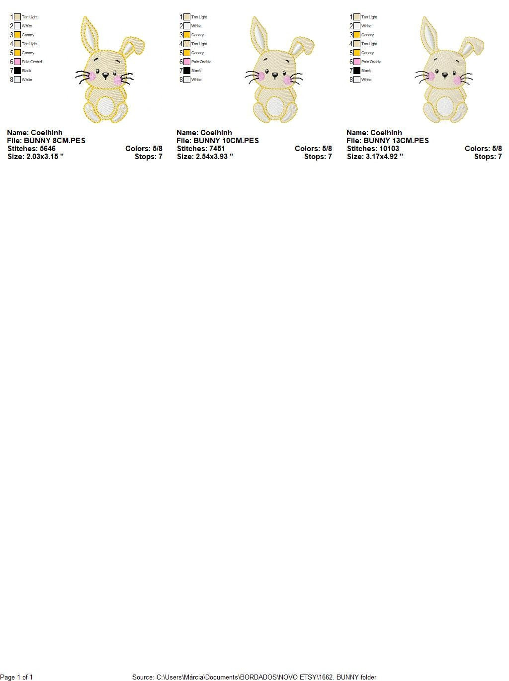 Bunny face embroidery design - Rabbit embroidery designs machine embroidery pattern - Baby girl embroidery file - Animal embroidery pes jef