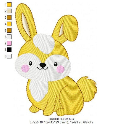 Easter Bunny embroidery design - Rabbit embroidery designs machine embroidery pattern - Baby boy embroidery file - instant download pes jef Marcia Embroidery