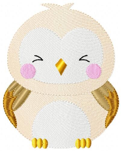 Owl embroidery design - Bird embroidery design machine embroidery pattern - Birdie embroidery file - Owl design instant download jef pes vp3 Marcia Embroidery