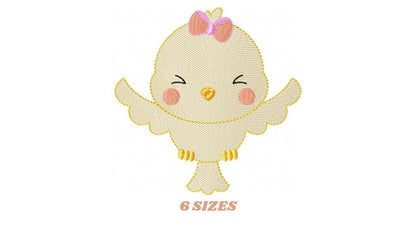 Bird embroidery designs - Baby girl embroidery design machine embroidery pattern - instant download - Owl animal embroidery file digital pes - Marcia Embroidery
