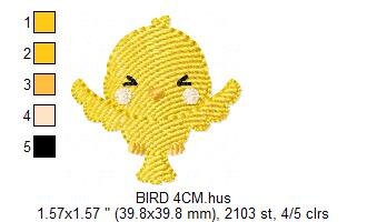 Bird embroidery designs - Baby girl embroidery design machine embroidery pattern - instant download - Nursery embroidery file digital file Marcia Embroidery