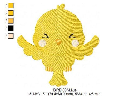 Bird embroidery designs - Baby girl embroidery design machine embroidery pattern - instant download - Nursery embroidery file digital file Marcia Embroidery
