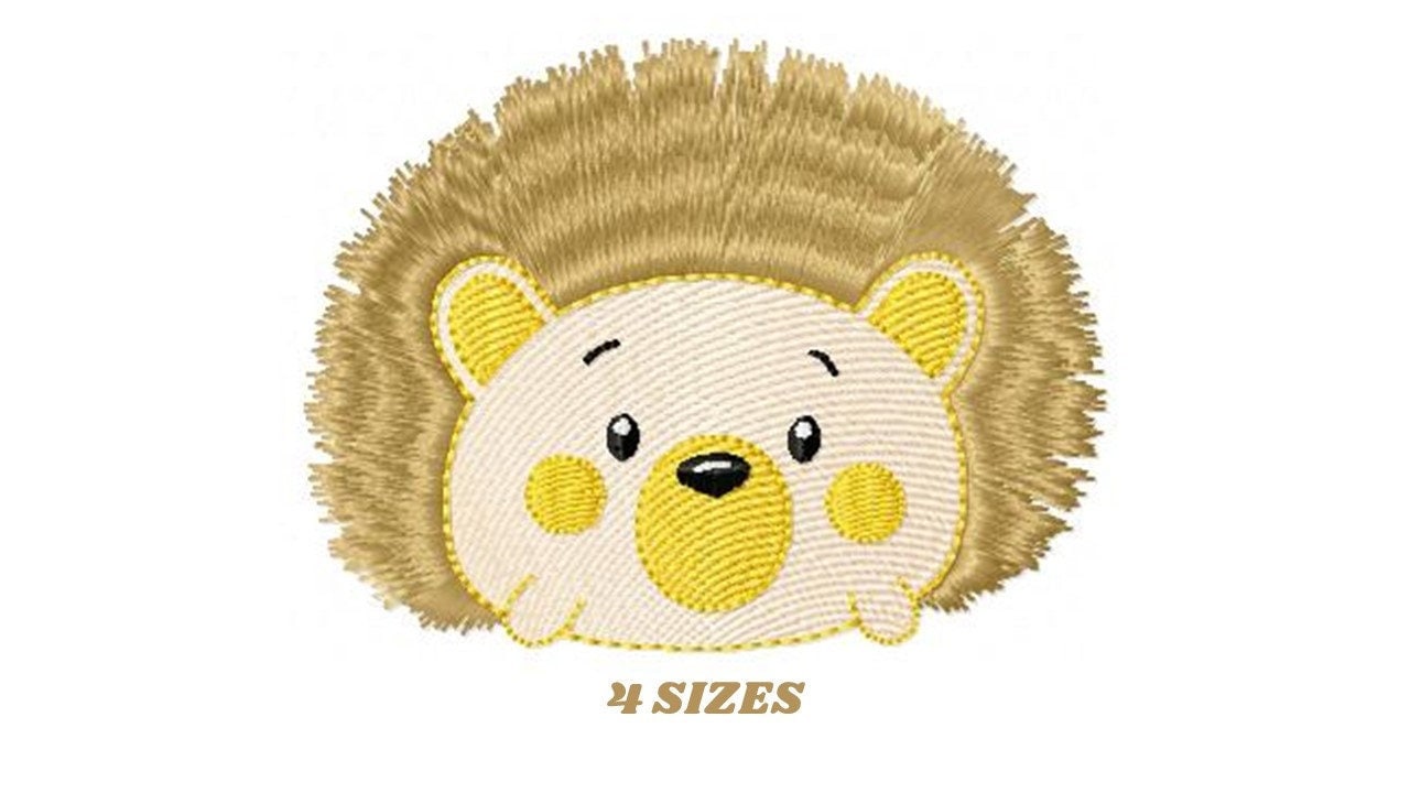 Hedgehog embroidery designs - Woodland Animal embroidery design machine embroidery pattern - Porcupine embroidery file  instant download - Marcia Embroidery