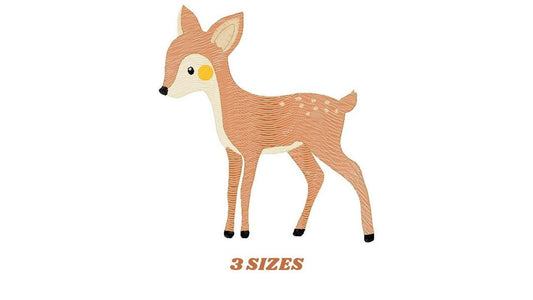 Deer embroidery design - Woodland Animal embroidery designs machine embroidery pattern - Florest embroidery file - Baby boy embroidery