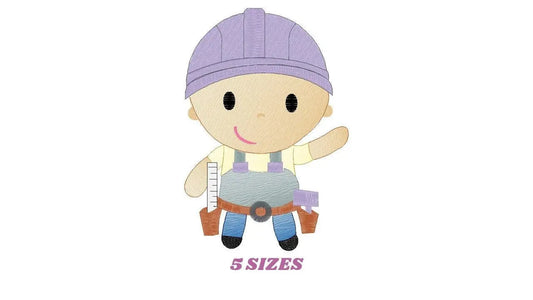 Engineer embroidery designs - Woodworker embroidery design machine embroidery pattern - instant download Marcia Embroidery