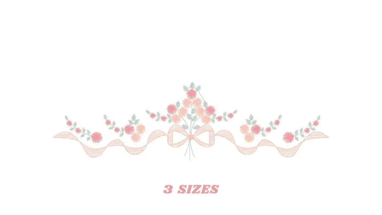 Flowers embroidery designs - Roses embroidery design machine embroidery pattern - entwined roses embroidery file - instant download towel Marcia Embroidery