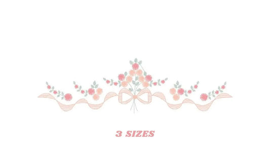 Flowers embroidery designs - Roses embroidery design machine embroidery pattern - entwined roses embroidery file - instant download towel Marcia Embroidery