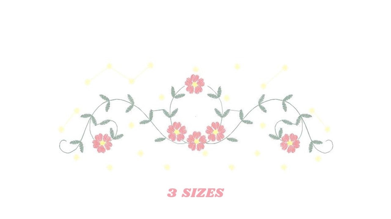 Flowers embroidery designs - Roses embroidery design machine embroidery pattern - entwined roses embroidery file - instant download towel - Marcia Embroidery