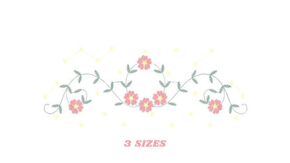 Flowers embroidery designs - Roses embroidery design machine embroidery pattern - entwined roses embroidery file - instant download towel - Marcia Embroidery