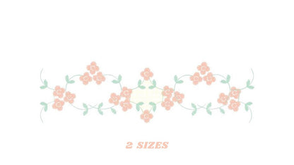 Flowers embroidery designs - Roses embroidery design machine embroidery pattern - Monogram embroidery file - instant download towels pes jef Marcia Embroidery