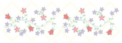 Flowers embroidery designs - Roses embroidery design machine embroidery pattern - Tulips embroidery file - instant download towel pes jef Marcia Embroidery