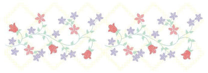 Flowers embroidery designs - Roses embroidery design machine embroidery pattern - Tulips embroidery file - instant download towel pes jef Marcia Embroidery