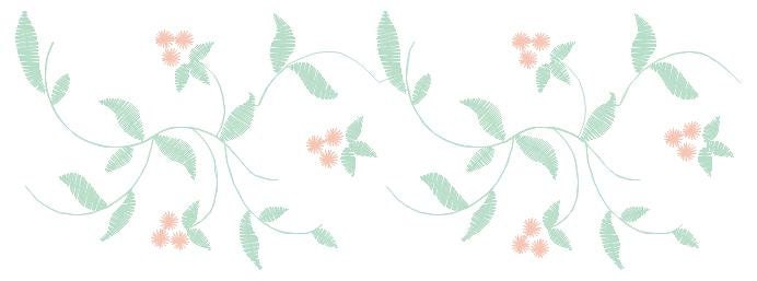 Delicate Flowers embroidery designs - Roses embroidery design machine embroidery pattern - Monogram embroidery file - instant download towel