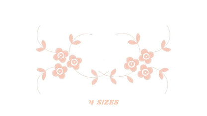 Flowers embroidery designs - Roses embroidery design machine embroidery pattern - entwined roses embroidery file - instant download towel - Marcia Embroidery