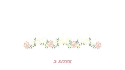 Flowers embroidery designs - Roses embroidery design machine embroidery pattern - entwined roses embroidery file Marcia Embroidery