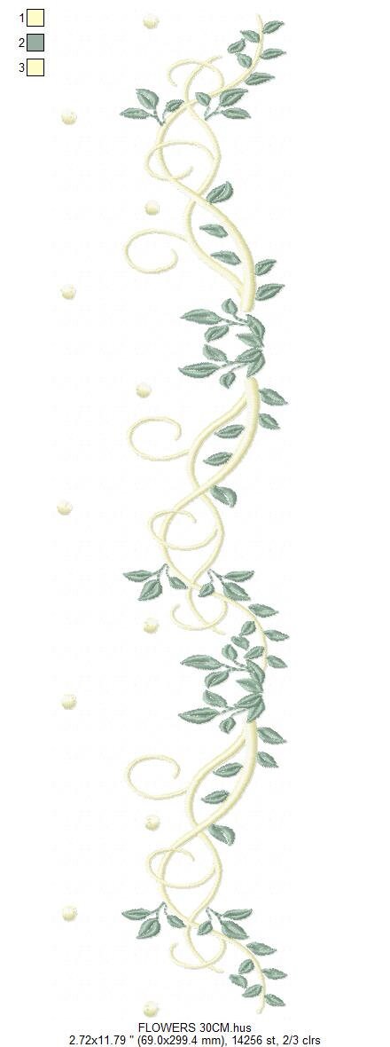 Flowers embroidery designs - Roses embroidery design machine embroidery pattern - entwined roses embroidery file - instant download towel Marcia Embroidery