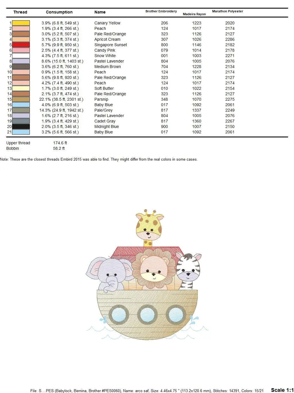 Noah's Ark embroidery designs - Ark of Noah embroidery design machine embroidery pattern - Kid embroidery file - boy embroidery download Marcia Embroidery