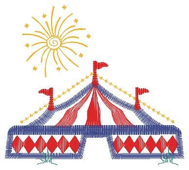 Circus embroidery design - Fair embroidery designs machine embroidery pattern - Baby boy embroidery file - instant download digital file