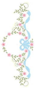 Lace embroidery designs - Laurel Wreath embroidery design machine embroidery pattern - Flowers embroidery file Monogram frame pes download