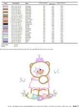 Carica l&#39;immagine nel visualizzatore di Gallery, Bear embroidery designs - Queen embroidery design machine embroidery pattern - Princess embroidery file - digital download bear crown pes
