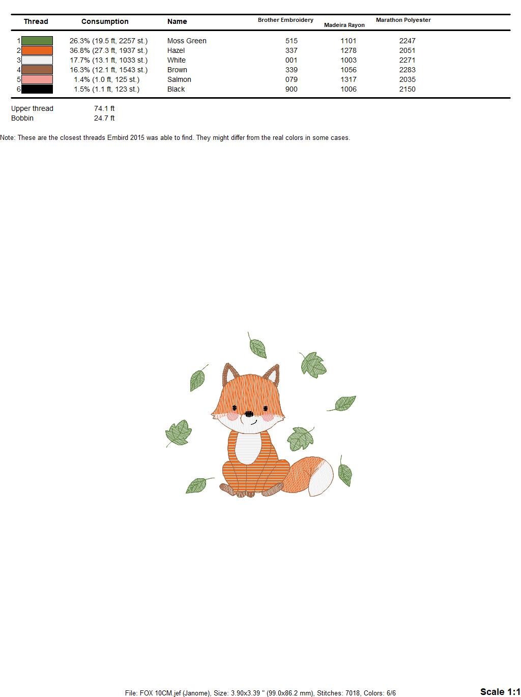 Fox embroidery designs - Red Fox embroidery design machine embroidery pattern - Woodland Animal embroidery file - Baby boy design pes jef