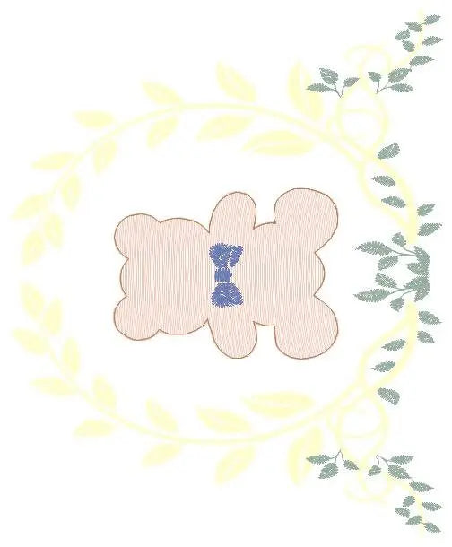 Bear embroidery designs - Laurel embroidery design machine embroidery pattern - laurel wreath embroidery file - bear baby boy embroidery Marcia Embroidery