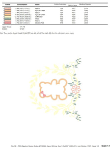 Bear embroidery designs - Laurel embroidery design machine embroidery pattern - wreath king bear applique design - baby boy embroidery file