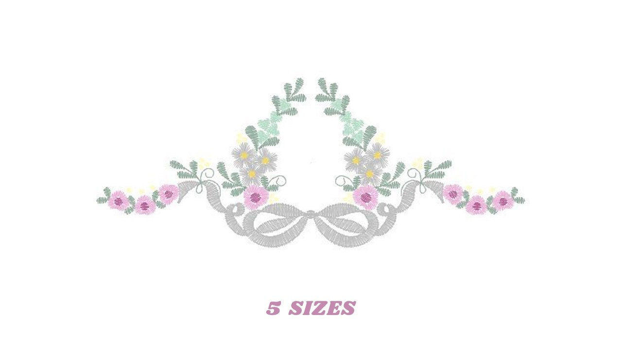 Flowers embroidery designs - Roses embroidery design machine embroidery pattern - Entwined roses embroidery file - instant download towel Marcia Embroidery