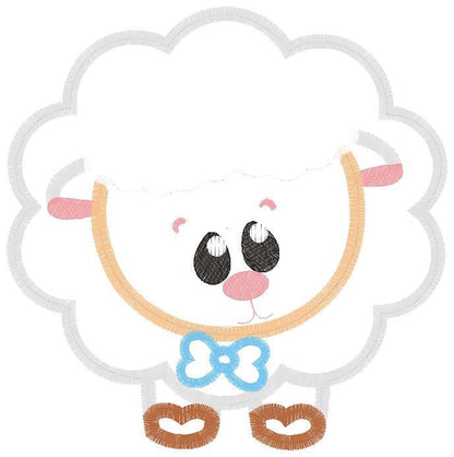 Sheep embroidery design - Lamb embroidery designs machine embroidery pattern - Baby boy embroidery file - newborn sheep applique embroidery - Marcia Embroidery