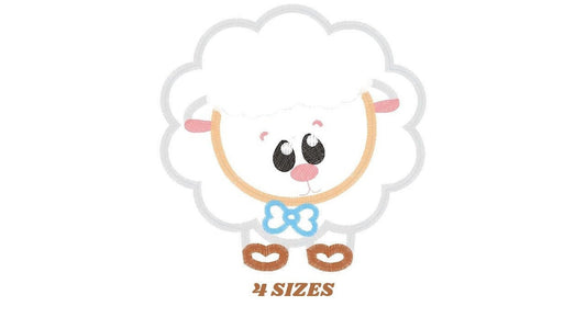 Sheep embroidery design - Lamb embroidery designs machine embroidery pattern - Baby boy embroidery file - newborn sheep applique embroidery - Marcia Embroidery