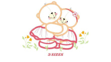 Carica l&#39;immagine nel visualizzatore di Gallery, Bear embroidery designs - Mama bear embroidery design machine embroidery pattern - Baby Girl embroidery file - instant digital download
