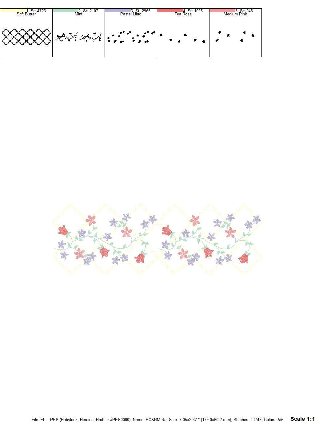 Flowers embroidery designs - Roses embroidery design machine embroidery pattern - Tulips embroidery file - instant download towel pes jef Marcia Embroidery