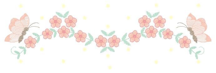 Flowers embroidery designs - Roses embroidery design machine embroidery pattern - Butterflies embroidery file - instant download towel pes Marcia Embroidery